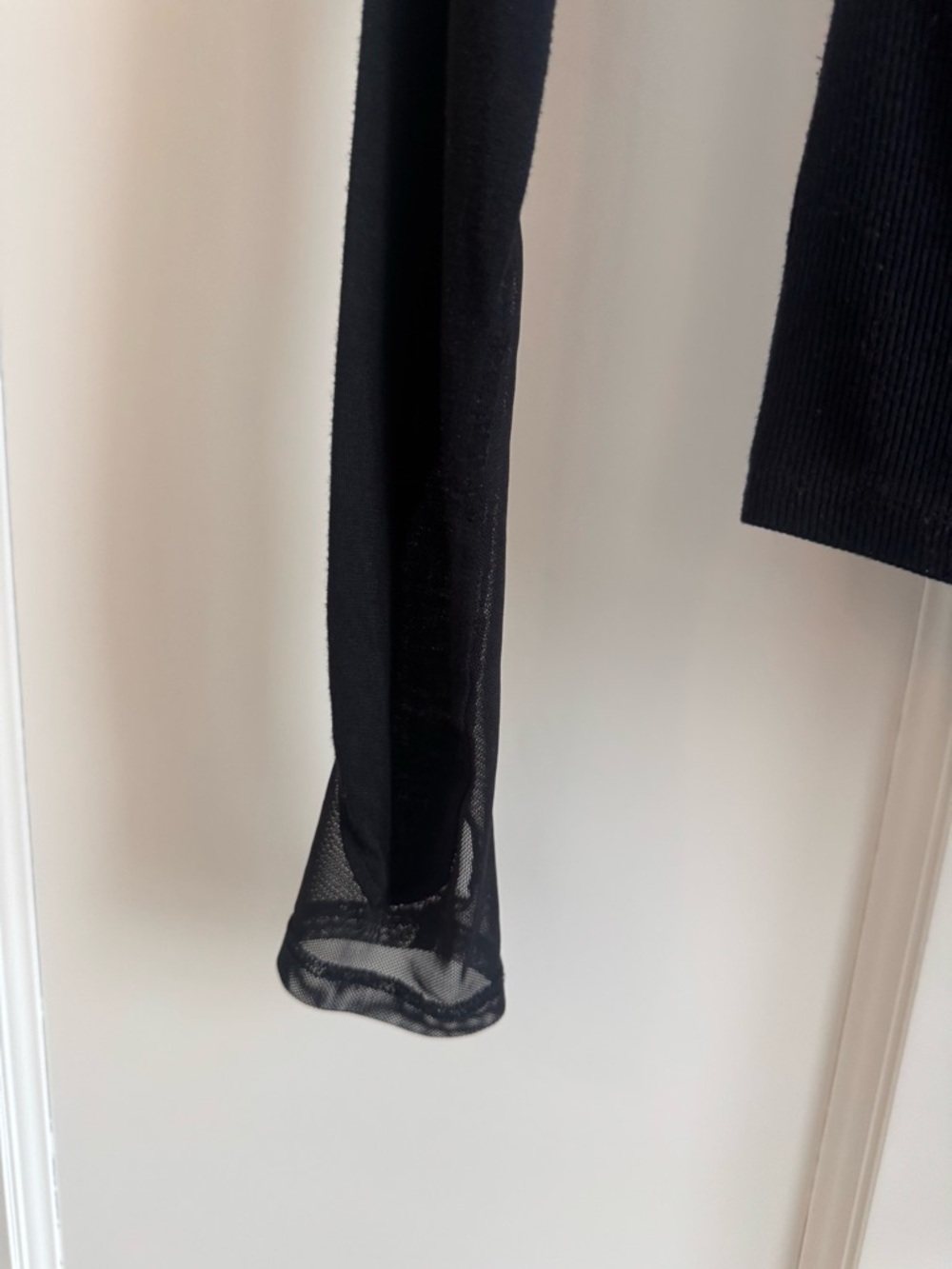 Joah Brown Black Long-Sleeve Scoop Back Tie Top - Picture 8 of 8